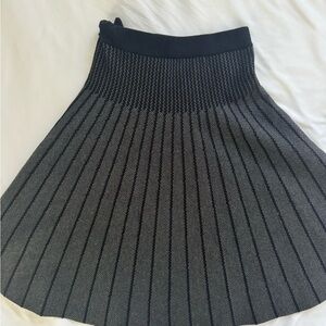 Elegant Black and Gray Women's Skirt